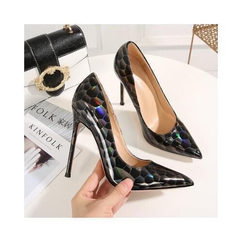 2020 New Women Pumps Nightclub Party Wedding Shoes Super High Heel Pointed Toe Chaussure Femme Ladies Shoes Lady Wedding Shoes