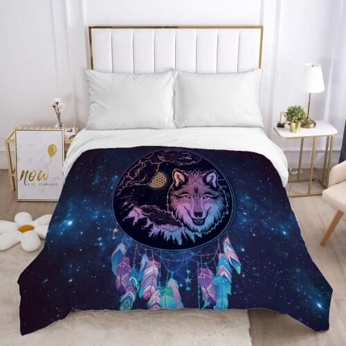 Dreamcatcher Duvet cover Quilt/Blanket/Comfortable Case Double King Bedding 140x200 240x220 200x200 for Home purple