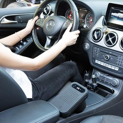 HEPA Car Air Purifier Travel-Sized Portable w/ H13 Filte ,Ozone-Free for Drivers,Filters Allergens 99%+ Purification