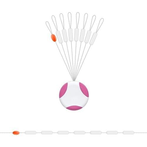 800Pcs/100Groups Transparent Float Silica Gel Stopper Fishing Bobber Stopper Float Space Bean Fishing Line Tackle Accessories