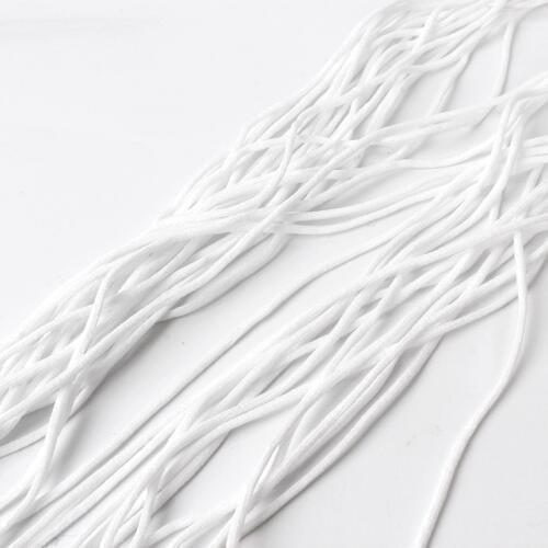 3mm Elastic Band Rope Rubber Band Tape Ear Hanging Rope Tape Round Cord For DIY Sewing Braid Gum Straps Clothing Accessories