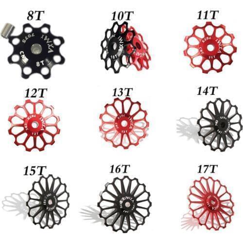 Roller Derailleur Ceramic Bearing 8T 10T 11T 12T 13T 14T 15T 16T 17T Alloy Rear Pulley Jockey Wheel Road Bike Guide Roller