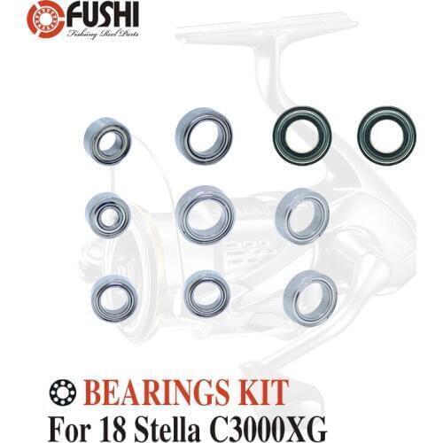 Fishing Reel Stainless Steel Ball Bearings Kit For Shimano 18 Stella C3000XG / 03805 Spinning reels Bearing Kits