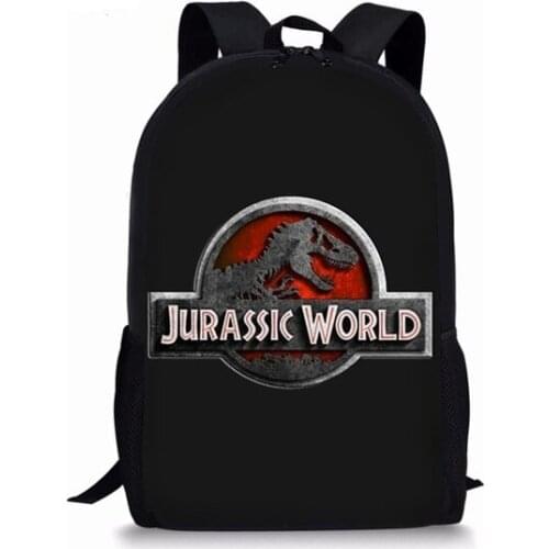 Popular Dinosaur World Backpack Animal Printing Backpack For Kids Jurassic Kingdom Bags For Girls Boys Children School