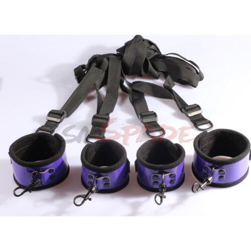 Smspade PVC underbed restriants system,sex restraints for beginners couples, adult sex restraints system,bed room restriants kit