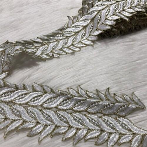 High Quality Lace fabric accessories New Multicolor Guipure Cord Lace Fabric 10yards per piece guipure lace for cloth making