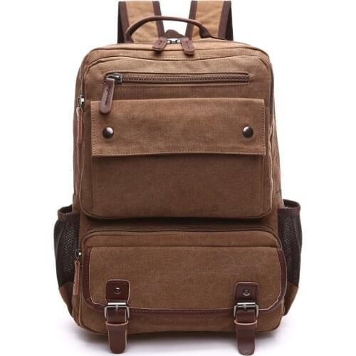 High Quality Brand Canvas Backpack Men Women Versatile Large Capacity Leisure Multi-purpose Travel Bag Laptop Backpacking DB98