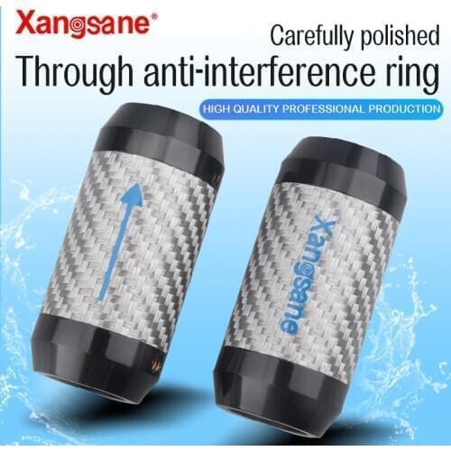 Xangsane 19mm/16mm/11mm carbon fiber anti-interference ring noise reduction HiFi audio cable special accessories