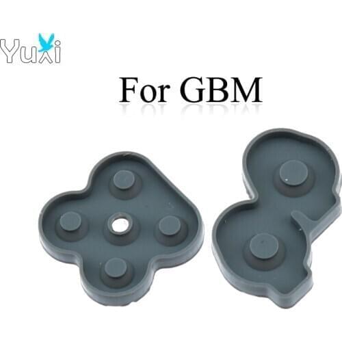YuXi for Nintendo GameBoy Micro Replacement Conductive Rubber Pad Silicone Buttons For GBM