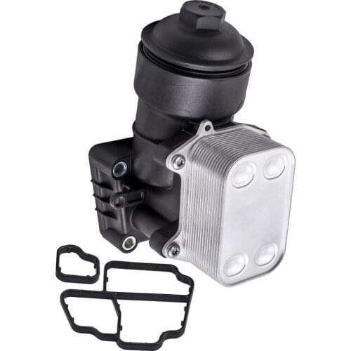 03L115389C Oil Cooler Cap Housing Fliter w/ Gasket For Audi Seat Skoda For VW 2.0TDI 1.6TDI