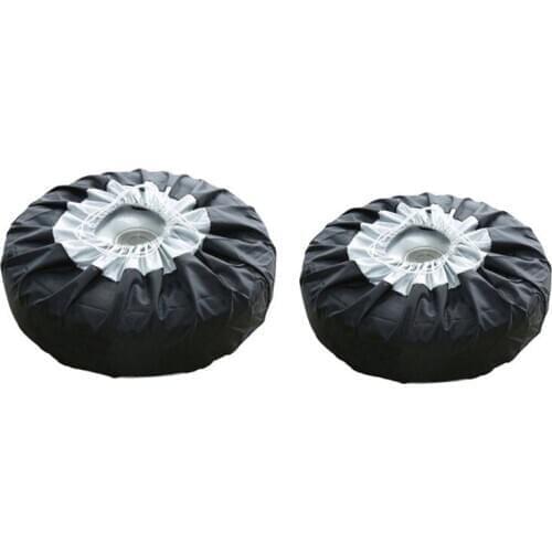 1PC Tire Cover Case Car Spare Tire Cover Storage Bags Carry Tote Polyester Tire For Cars Wheel Protection Covers 4 Season Nov-29