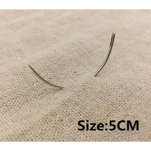 10Pcs Hand Sewing Needles Set Household Repair Curved Mattress Carpet Needle