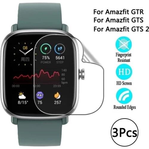 2PCS Full Coverage Screen Protector for Huawei Watch Fit & Honor Smart Watch ES Soft Hydrogel Protective Film Accessories