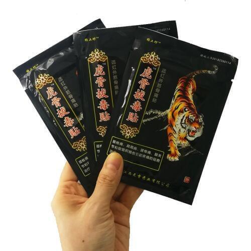 64pcs Tiger Balm Curative Plaster Chinese Herbs Shaolin Medical Plaster Of Joint Pain Back Neck kneeling at arthritis Z08063
