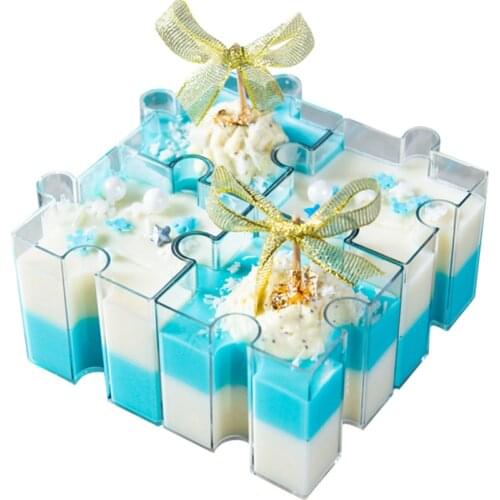 Promotion - Party Wedding Festival Suppliers, 50*50mm/100ml Disposable Plastic Tableware Dessert Cup, 10/Pack