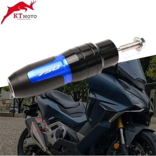 Motorcycle CNC Accessoires Falling protection Exhaust Slider Crash pad slider For HONDA Forza 750 FORZA750 Forza750 2020-2021