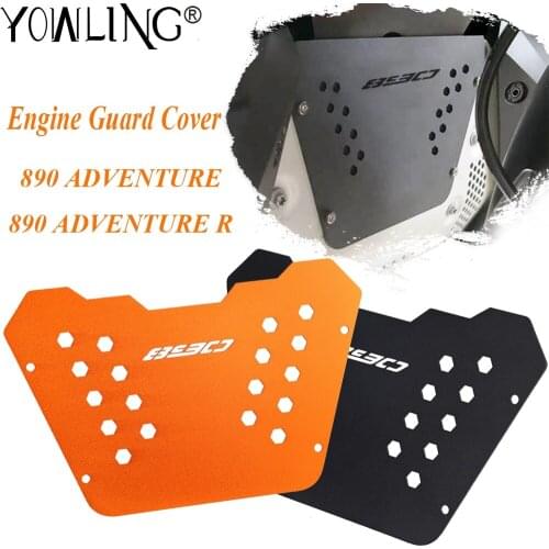 FOR 890ADVENTURE R 890 ADVENTURE R 890ADV 890 ADV R 2020 2021 Motorcycle Accessories CNC Engine Guard Cover Protector Crap Flap