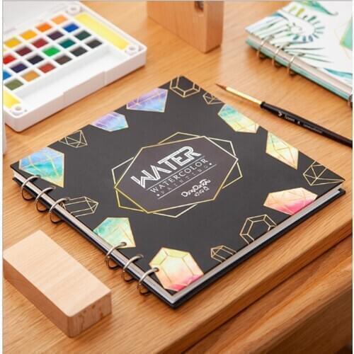 Sketchbooks for Drawing Sketching Watercolor Book Thickening Square Painting Paper for Art Graffiti Office Stationery