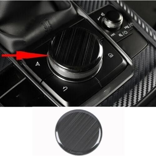 Car Central Control Gear Knob Trim Frame Gear Lever Panel Button Switch Sequins for Mazda CX-30 CX30 2020 2021