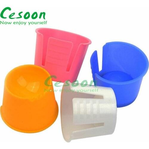 Cesoon 100 Pcs Dental Multi-Purpose Dappen Dish/Bowls Disposable Acrylic Prophy Colors