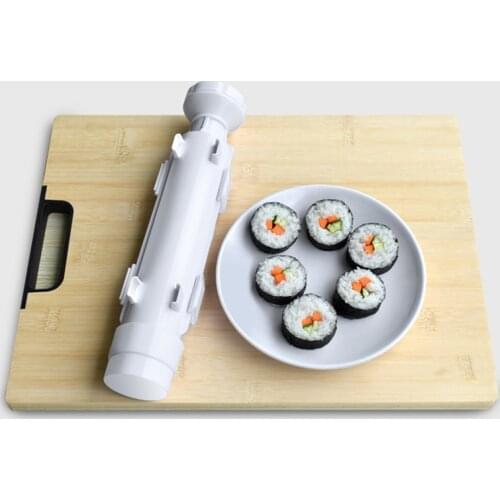 Push-type Sushi Mold Kimbap Tool Set Home Full Set DIY Seaweed Rice Ball Maker Japanese Kitchen Sushi Mold