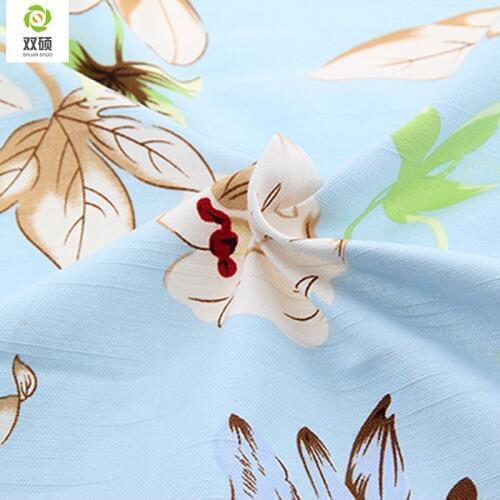 Upholstery Cotton Canvas Fabric For Sewing Hometextile DIY Handmade For Curtain Cushion Bag Shoes Blue Color 50x150 cm B1-1-3