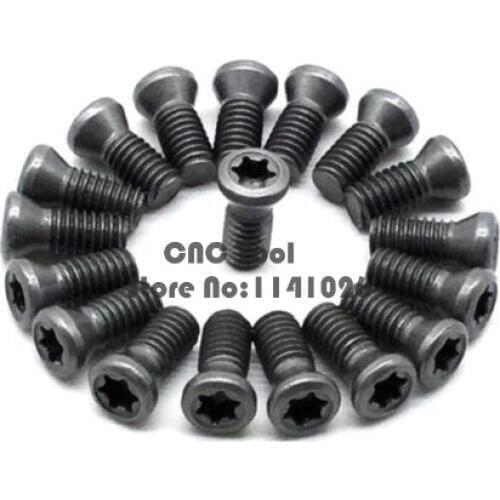 Good 50PCS/lot M2*6/M2.5*6/M2.5*8/M3*8/M3*10/M3*12/M3.5*8/ M3.5*10/M3.5*12/M4*10/M4*12/M5*10/M5*12 Turning Tools Spare Screws