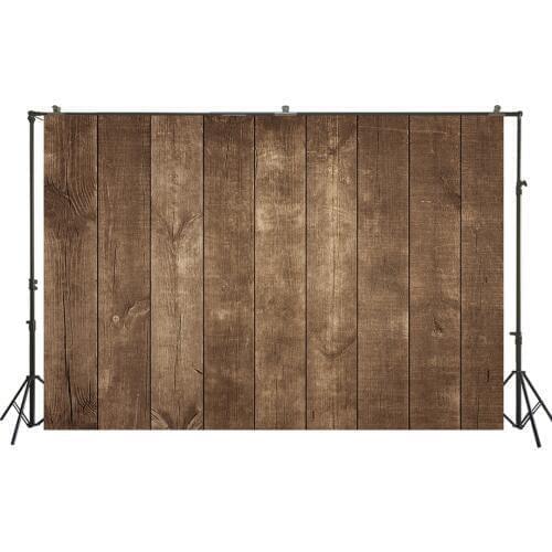 HUAYI Photography Backdrop Newborns Baby Studio Brown Wood Textured Photo Background Wooden Planks Photo Booth Floordrop W-1392