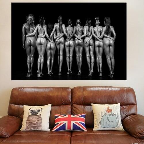 Nude Model Art Women Posters And Prints Girls Wall Art Canvas Painting Decorative Pictures for Living Room Home Decoration