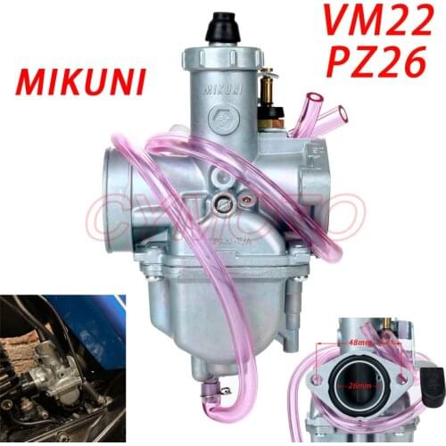 Mikuni Carburetor VM22 26mm 110cc 125cc Pit Dirt Bike ATV Quad PZ26 Performance Carburetor Part