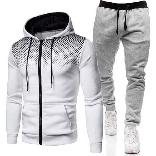 Autumn and winter Mens Sets hoodies+Pants Harajuku Sport Suits Casual Sweatshirts Tracksuit Brand Sportswear clothing