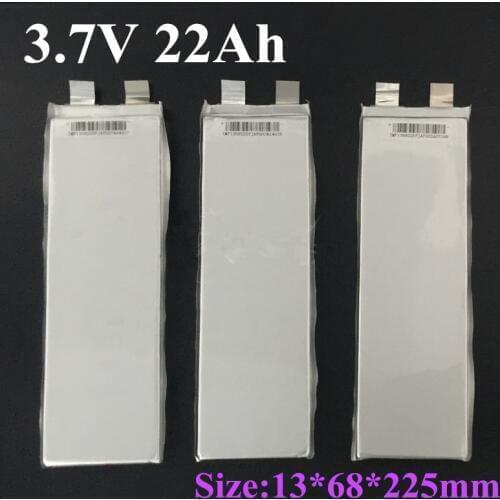 10pcs Powerful 3.7V 22AH Lithium Polymer Battery 20ah Li Po Bateria for Diy 36V 48V 72V 20AH Electric Motor Scooter Tricycle UPS