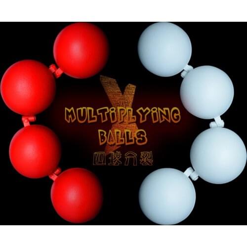 Multiplying Balls One to Four Balls For Professional Magician Stage Illusion Gimmick Accessories Magic Tricks props metal