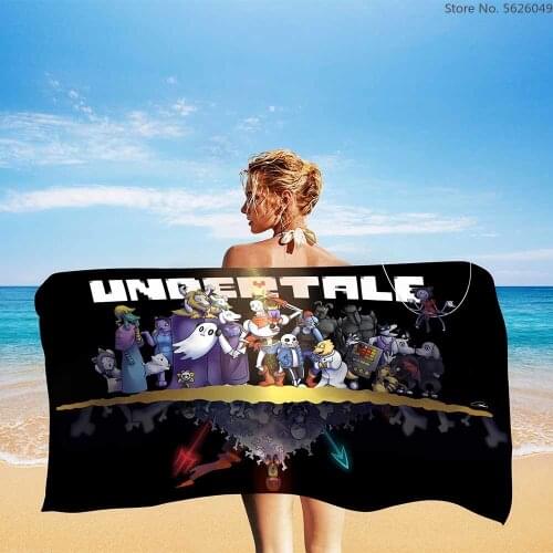 Cartoon Game Beach Towel Summer Blue Towels Bathroom Bath Towel Swim Christmas Towels Kids Boys Gift Beach Towel Quick Dry