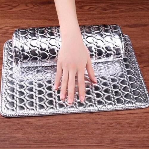 Soft Rectangle Hand Pillow Nail Art Uv Gel Polish Manicure Care Salon Hand Rest Comfortable Cushion Pad Set Nail Art Tool