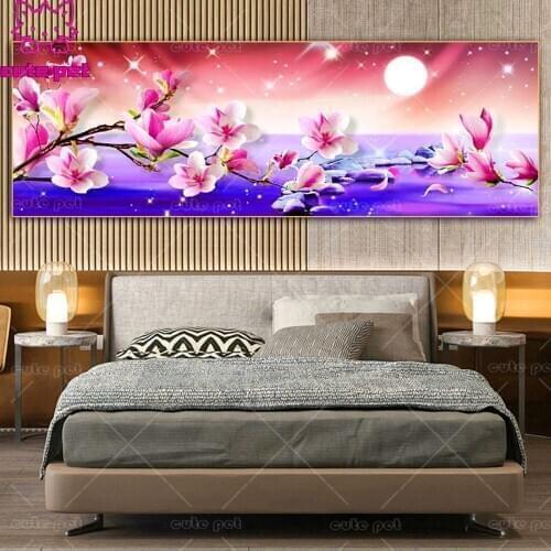 5D Diy Diamond Painting tools Flowers sakura Kits Diamond Mosaic Embroidery Cross Stitch round drill gift Deco rhinestone large