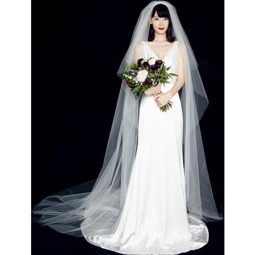 New Satin Slim Slimming Bride Wedding Light Wedding Dress Skirt Forest Simple Wedding Dress Vestido De Noiva Vestido Fiesta