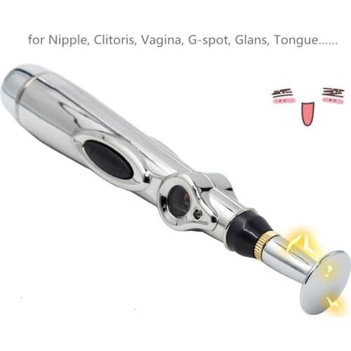Electric Shock Stick Electro Fantasy Wand Nipple Stimulator Breast Vagina Clitoris Penis Massage Sex Toys for Woman Men