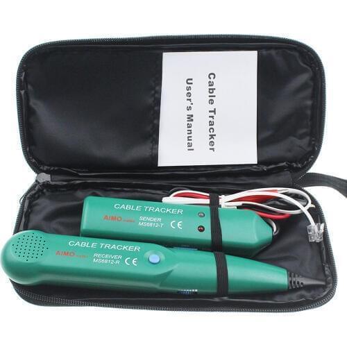 Professional MS6812 LAN Network Cable Tester For UTP STP Cat5 Cat5E Cat6 Cat6E RJ45 RJ11 Telephone Wire Tracker Tracer