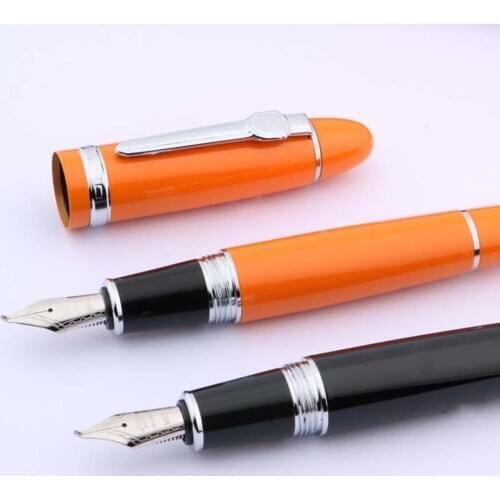 Luxury brand JINHAO 159 Fountain Pen Black silver Twist 1.0 Calligraphy Nib pen ink office pen signature fude pen