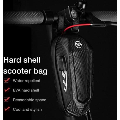Hard Shell Front Frame Scooter Hanging Bag Waterproof MTB Road Bike Folding Bag Multi-functional Electric Bicycle Bag