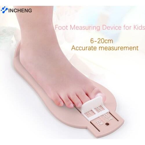 Foot Measuring Device for Kids, Shoe Sizer, Baby Childrens Professional Foot Gauge Ruler Tool for 0-8 Years Old Use