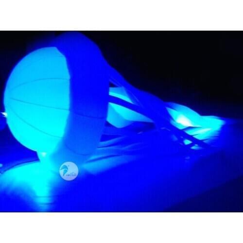 Party Wedding Aquarium Ceiling Suspension LED Color Remote Control Inflatable Jellyfish