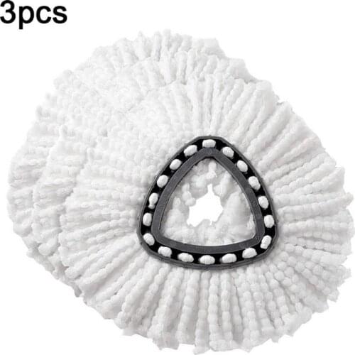 Replacing microfiber cloth with 3 mops Rotating mop pads Household floor cleaning tools Convenient cleaning products save effort