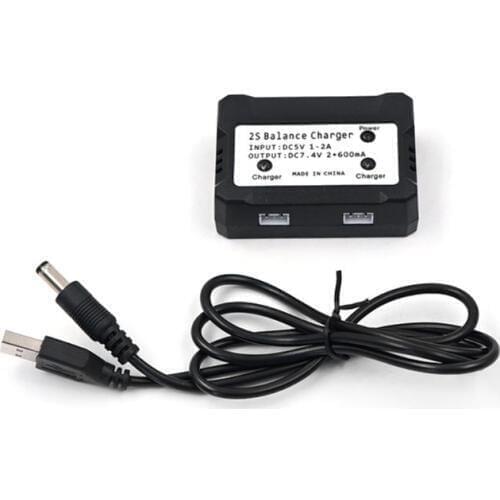 2S 7.4V Balance Charger Box Charging Adapter 2 in 1 for SYMA Hubsan RC Drone Replacement JAN-30
