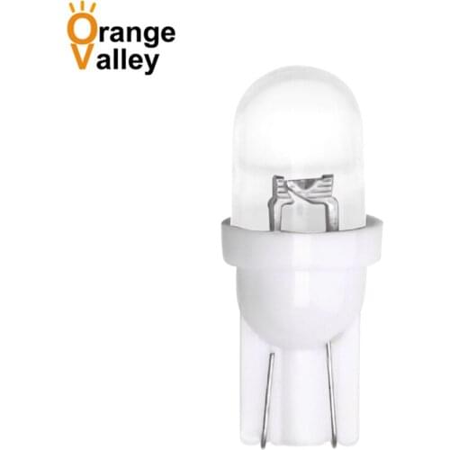 200Pcs Best Price White T10 W5W 168 194 501 1 LED Car Auto Wedge Light Side Dashboard Number Plate Lamp Bulb DC12V