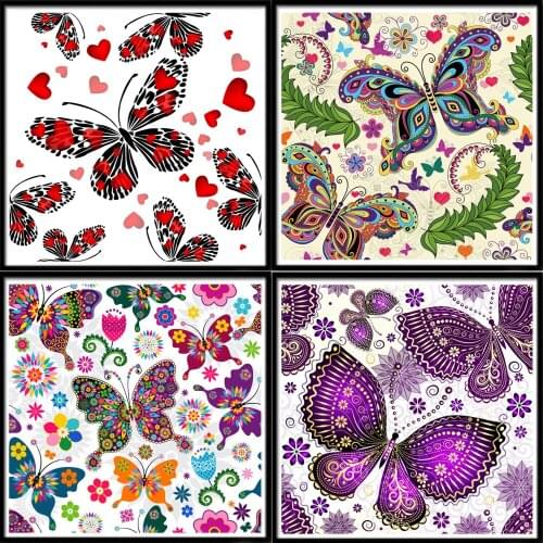 5d Diy Round Diamond Moving Butterfly, Imitation Cross Stitch, Diamond Embroidery Mosaic, Home Decoration Handmade Crafts Gifts