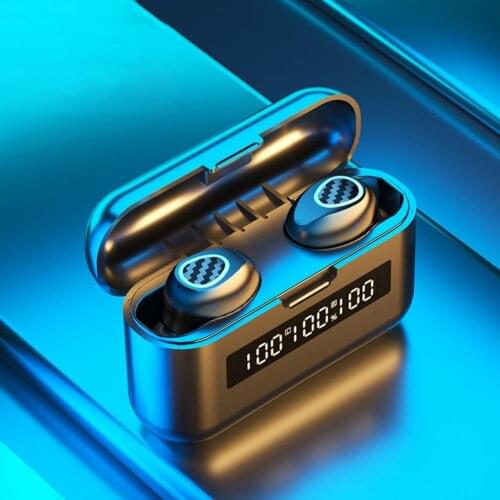 R7 TWS Touch Wireless Bluetooth 5.1 Earphone 9D Stereo Wireless Headset Lossless Noise Reduction Gaming Headphones