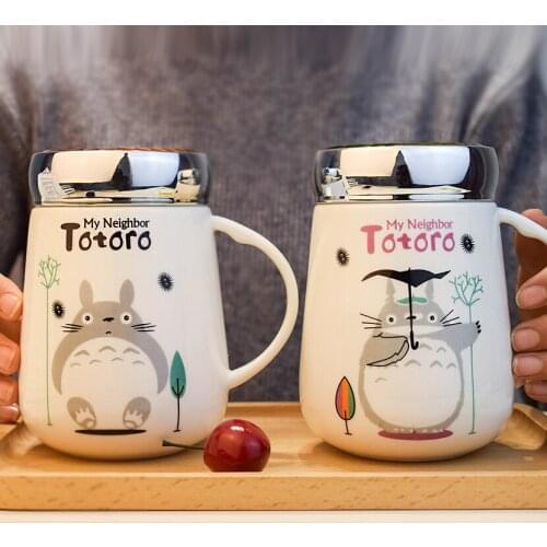 Large Capacity Creative Lovely Ceramic Cartoon Cute Totoro Lover Coffee Mug Cup Birthday Gift Drop Shipping Coffee Cup
