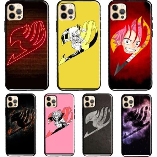 Fairy Tail Logo Silicone Case For iPhone XR X XS MAX SE 2020 6S 7 8 Plus 12 Mini 11 Pro Max Shell Cover